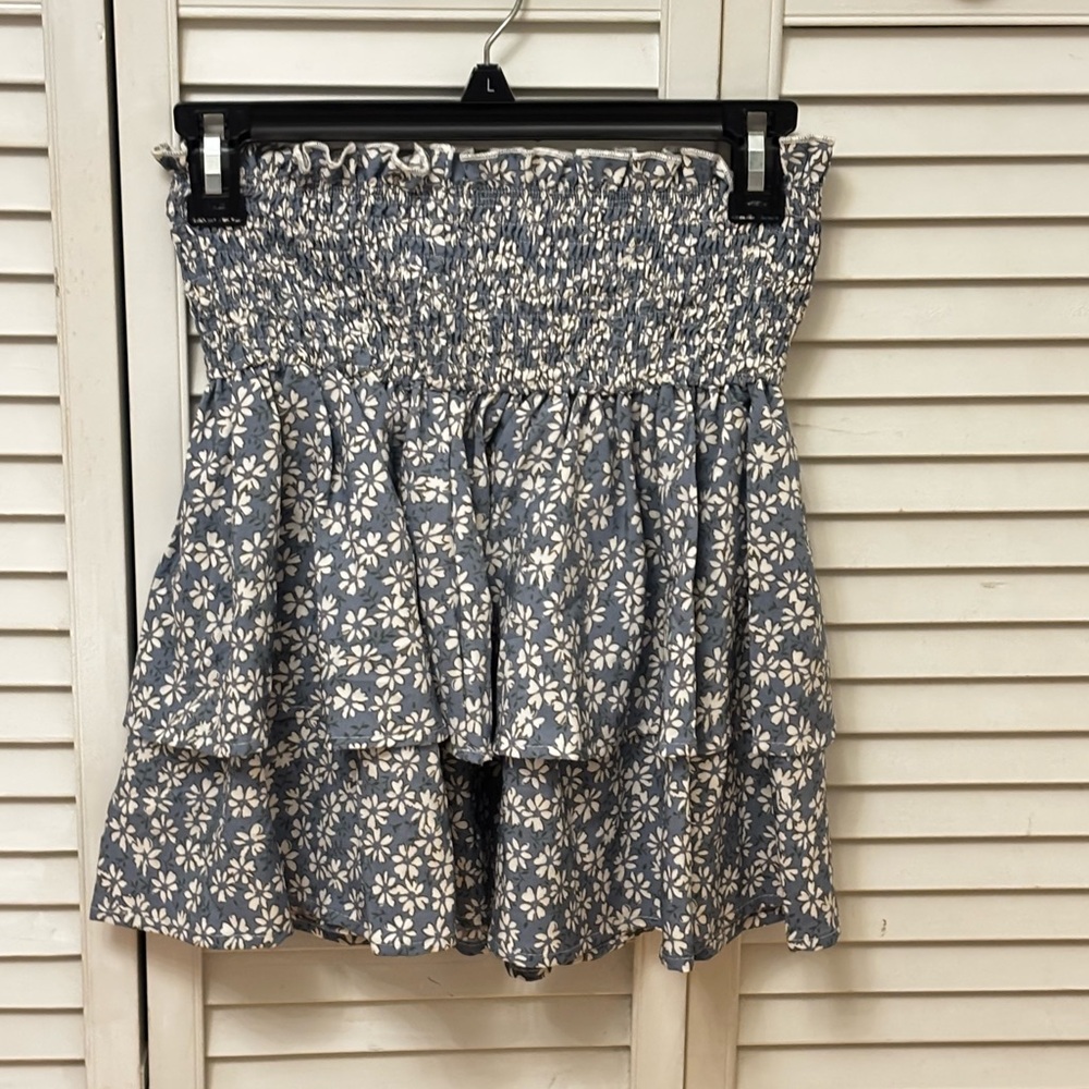 SHEIN Teen Multicolor Smocked Skirt